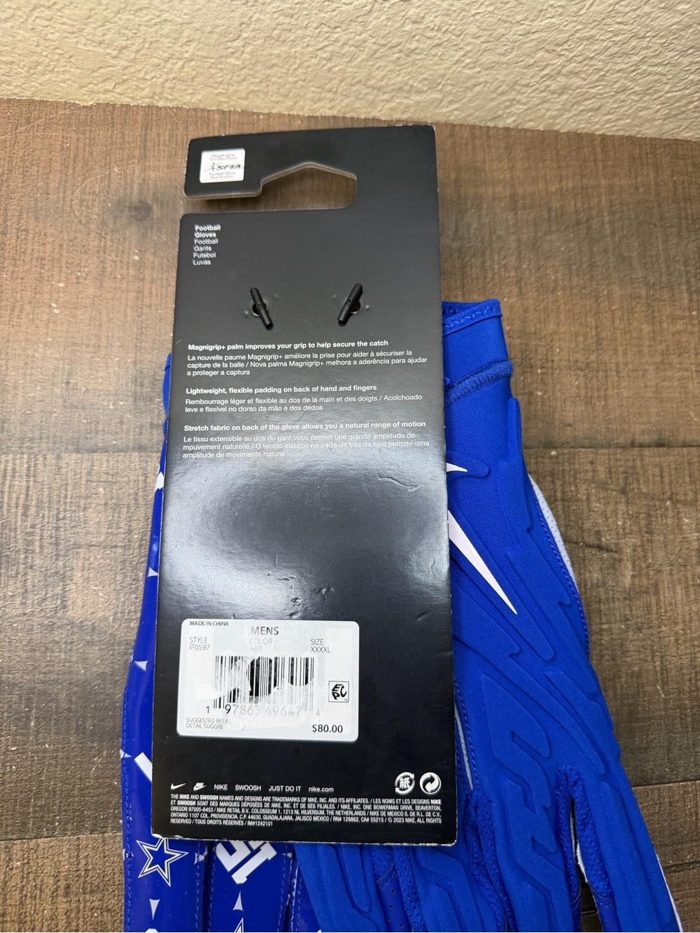 Nike Superbad “Zeke Elliot” PE Dallas Cowboys Football Gloves.
- Size 4XL. - Picture 5 of 5